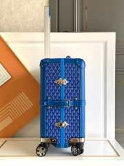 Goyard Bourget PM Trolley Case Sky Blue 50CM - 6