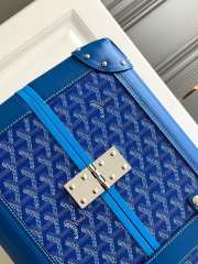 Goyard Bourget PM Trolley Case Sky Blue 50CM - 2