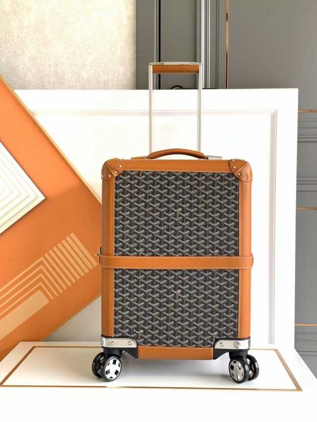 Goyard Bourget PM Trolley Case Black & Tan 50CM - 1