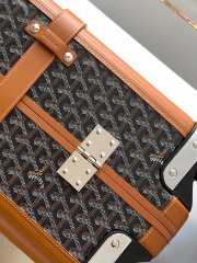 Goyard Bourget PM Trolley Case Black & Tan 50CM - 2