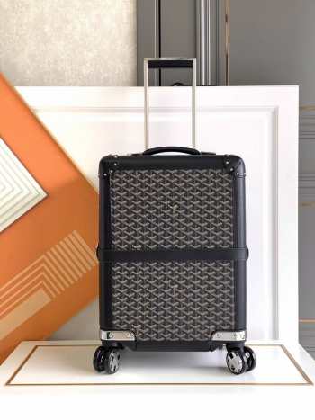 Goyard Bourget PM Trolley Case Black 50CM