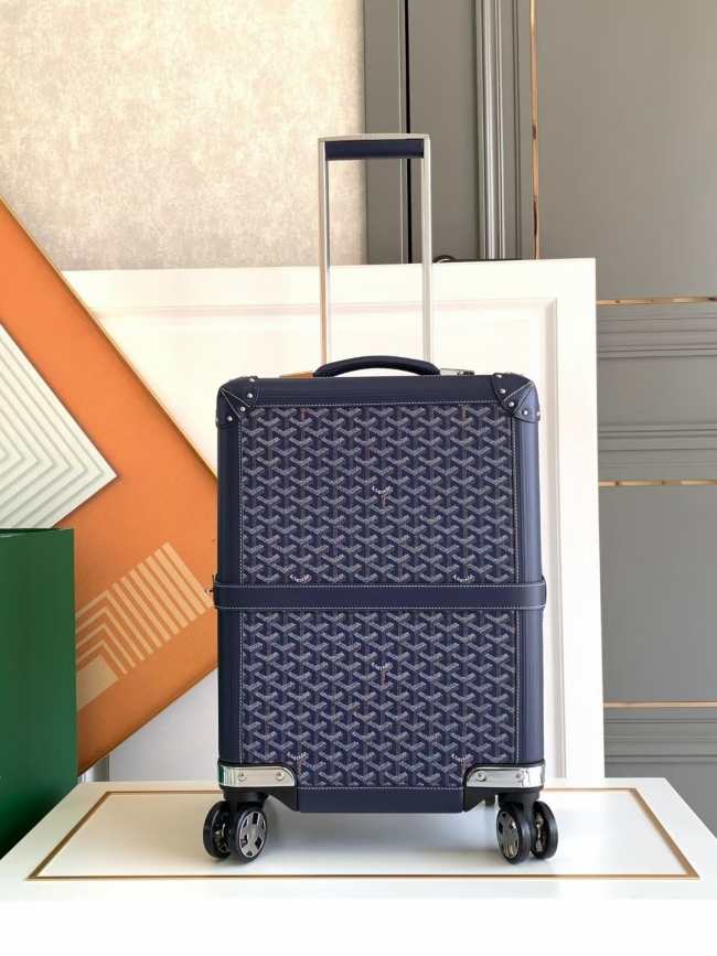 Goyard Bourget PM Trolley Case Navy Blue 50CM - 1