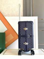 Goyard Bourget PM Trolley Case Navy Blue 50CM - 6