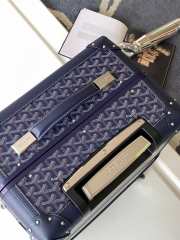 Goyard Bourget PM Trolley Case Navy Blue 50CM - 4