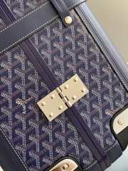 Goyard Bourget PM Trolley Case Navy Blue 50CM - 2