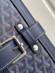 Goyard Bourget PM Trolley Case Navy Blue 50CM - 3