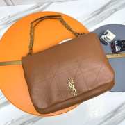 YSL Jamie Lambskin Bag in Brown 43CM - 1