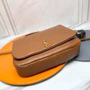 YSL Jamie Lambskin Bag in Brown 43CM - 6