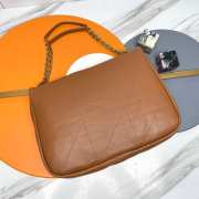 YSL Jamie Lambskin Bag in Brown 43CM - 4