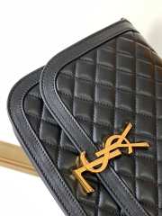 YSL Solferino Shoulder Bag Black 22CM  - 3