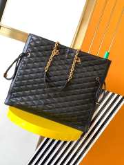 YSL Le Pochon Tote Bag  Black 42CM - 1