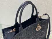 Dior Medium Book Tote Bag Black 36.5CM - 4