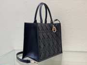 Dior Medium Book Tote Bag Black 36.5CM - 2