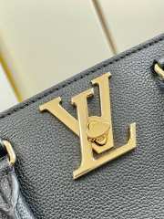 Louis Vuitton Lock & Go Handbag Black 24.5CM - 2