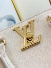 Louis Vuitton Lock & Go Handbag Quartz 24.5CM - 6