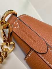 Louis Vuitton Lock & Walk Cognac Shoulder Bag 20CM M24165 - 3