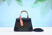 Goyard Saigon Mini Handbag Black 21cm - 4