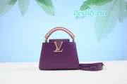 Louis Vuitton Capucines BB Bag Purple 21CM - 1