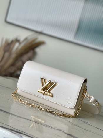 Louis Vuitton Twist West Shoulder Bag White M24549