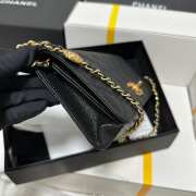 Chanel 23K Shoulder Bag Black 18CM - 3