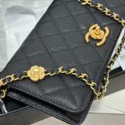 Chanel 23K Shoulder Bag Black 18CM - 6