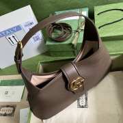 Gucci Aphrodite Medium Shoulder Bag Coffee 39CM - 5