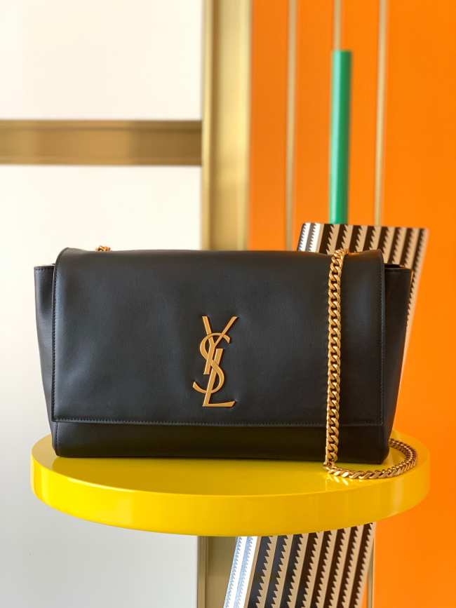 YSL Reversible Medium Kate in Suede Black 28.5CM - 1