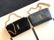 YSL Reversible Medium Kate in Suede Black 28.5CM - 5