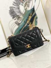 Chanel Flap Bag 23cm Lambskin Black - 1