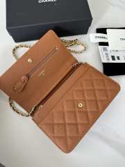 Chanel WOC Shoulder Bag Tan - 5