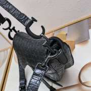 Dior Saddle Bag Black 25.5CM - 5