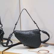 Dior Saddle Bag Black 25.5CM - 4