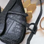 Dior Saddle Bag Black 25.5CM - 2