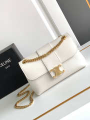 Celine Medium Victoire Bag White 25CM - 1