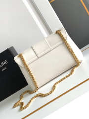 Celine Medium Victoire Bag White 25CM - 6