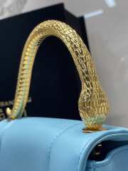 Bvlgari Serpenti Shoulder Bag Blue 19CM - 2