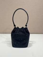 Prada Bucket Bag 21CM Black - 5