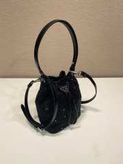 Prada Bucket Bag 21CM Black - 4