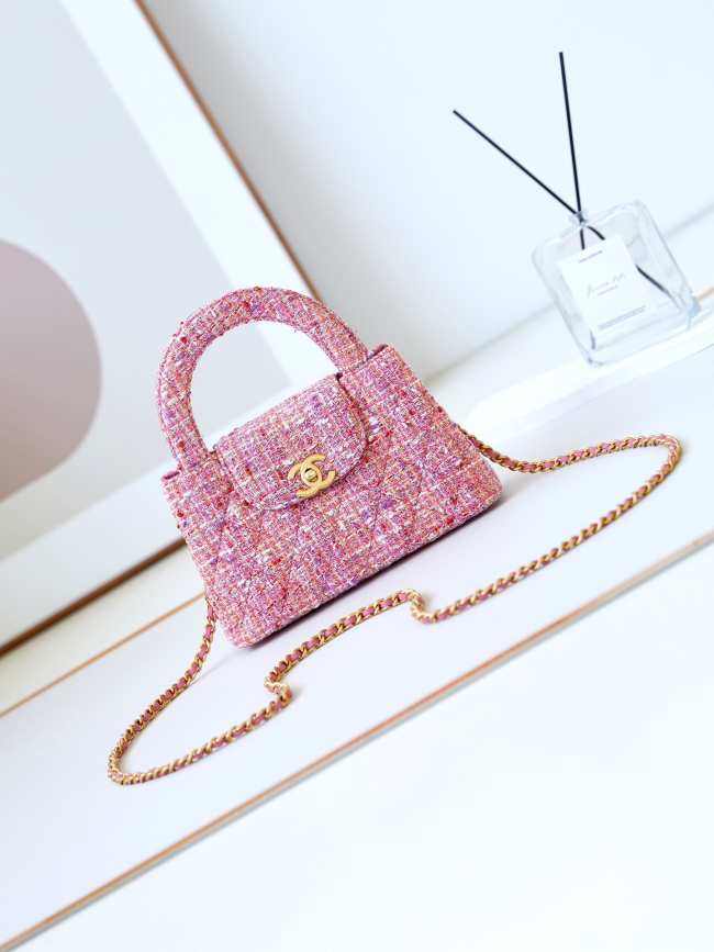 Chanel Kelly Handbag 19CM Pink AS4416 - 1