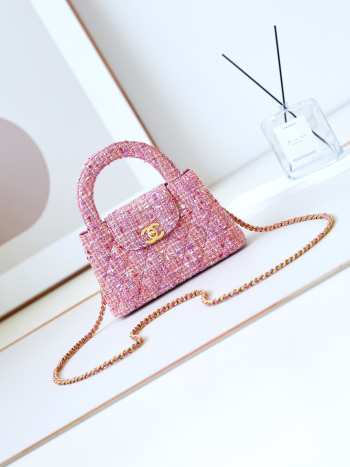 Chanel Kelly Handbag 19CM Pink AS4416