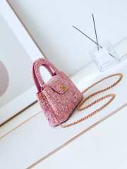 Chanel Kelly Handbag 19CM Pink AS4416 - 5