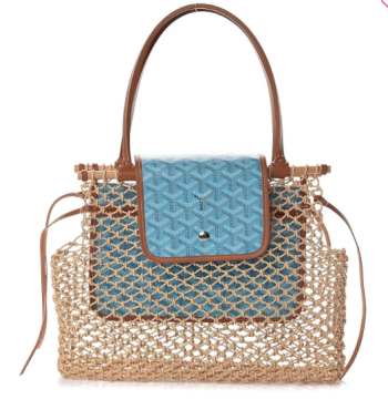 Goyard Net Aligre Tote Blue 30CM