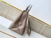 Louis Vuitton Grand Palais Monogram Empreinte Leather Bag Grey 34CM - 5