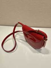 Prada Patent Shooulder Bag Red 21CM - 6