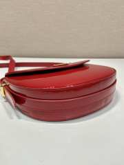 Prada Patent Shooulder Bag Red 21CM - 3