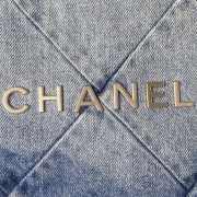 Chanel 22 Denim Shoulder Bag 37CM  - 3