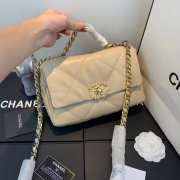 Chanel 19 Bag 26cm Apricot - 6