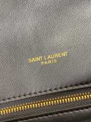 YSL Sade Puffer Envelope Black Bag 37cm - 4