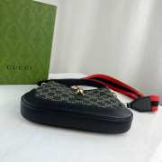 Gucci Jackie 1961 Denim Black Bag 28cm - 2