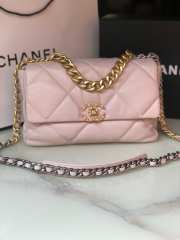 Chanel 19 Bag 30cm Pink - 1